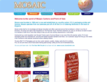 Tablet Screenshot of mosaiccartonprinters.com